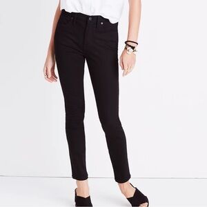 Madewell 9” mid rise skinny jeans Isko stay black